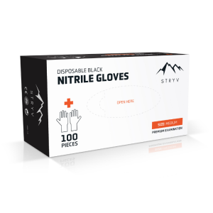 Powder-free nitrile examination gloves supplied by Pinnacle PPE South Africa