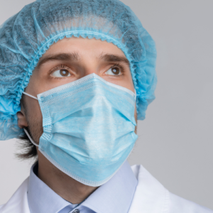 Disposable 3-ply face masks supplied by Pinnacle PPE